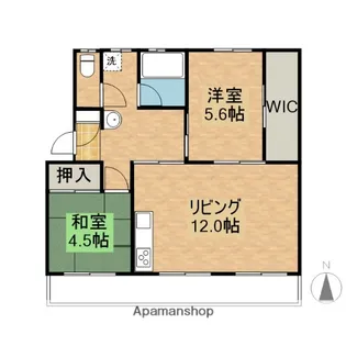 第1パークサイドマンション【3階】の間取り