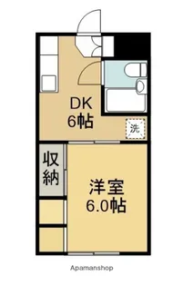 コーポ北浦【1階】の間取り