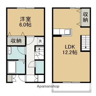 メゾネットYS Ⅰ【1階】の間取り