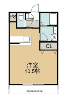 グランストーク篠ヶ瀬【203号室】の間取り