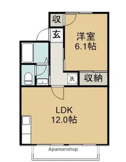 セジュール969【1階】の間取り