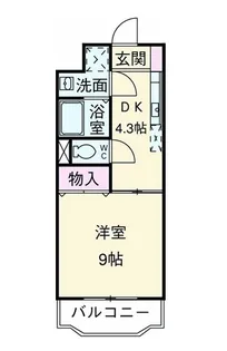 ピュアコート【2階】の間取り