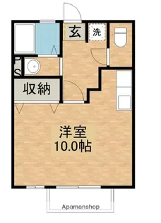 ドミールシャンティ【103号室】の間取り