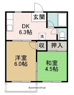 フォーブルサフラン【2階】の間取り