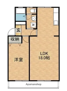 マンションカメリアⅡ【305号室】の間取り