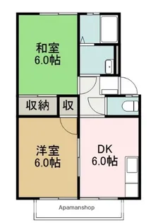 サンシティA&K【K202号室】の間取り