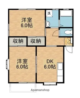 グランデーヌM’S【A202号室】の間取り