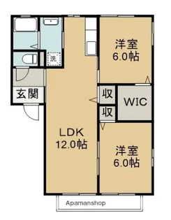 壱番館【2階】の間取り