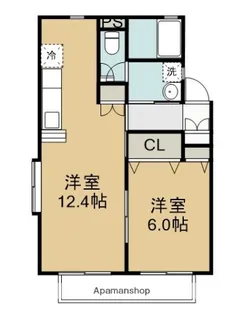 カルマーレⅠ【202号室】の間取り
