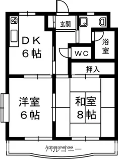 マンション・カズ【3階】の間取り