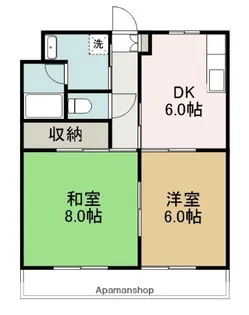 マンション・カズ【1階】の間取り