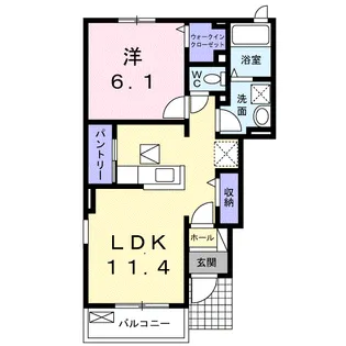 グレイス【1階】の間取り