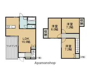 静岡県浜松市中央区大蒲町【一戸建】の間取り