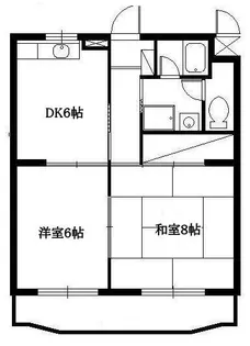 ロイヤルマルトウII【2階】の間取り