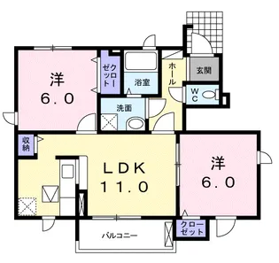 シャルマンⅤ【1階】の間取り
