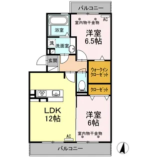 GRAND WINS【3階】の間取り
