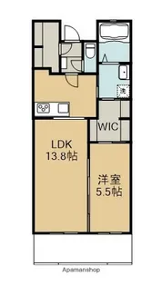 ルシェリア原島【3階】の間取り
