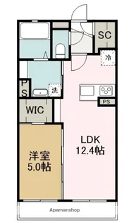 クオーレ ルミノーザ【402号室】の間取り