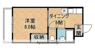 ルネッサンス9【303号室】の間取り