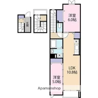 エスペランサ【3階】の間取り