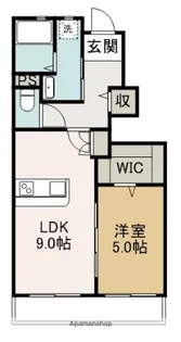 LOTUS中野町【105号室】の間取り