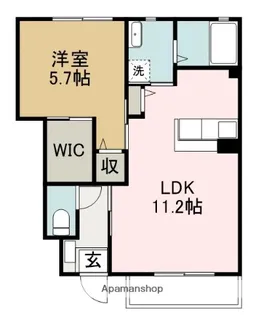 GARO【1階】の間取り