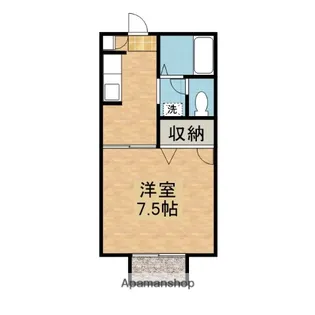 パティオ中野A【201号室】の間取り