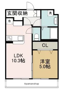 ルグラン(LEGRAND)【5階】の間取り