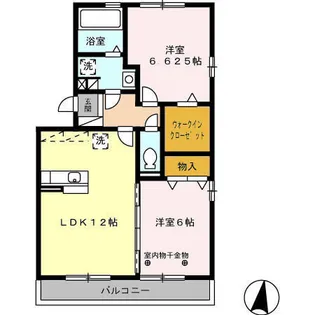 フェリーチェ A【3階】の間取り