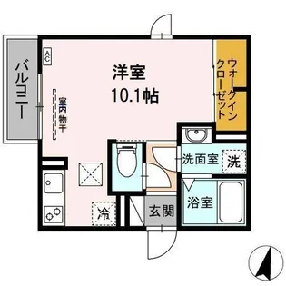 ラ・メゾン マロニエ【1階】の間取り