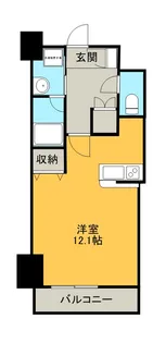 1Rの間取り画像