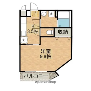 ティアラ植松【1階】の間取り