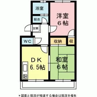 ベルキーシティ【2階】の間取り