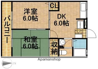 フォーラル【102号室】の間取り