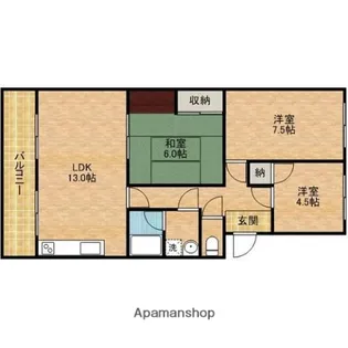 ハイブリッジⅡ【3階】の間取り