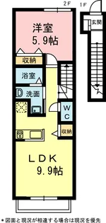 シャトースズキ【2階】の間取り