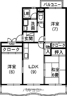 エクレールB【203号室】の間取り
