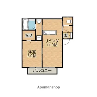 コート・シャルマンⅡ【1階】の間取り
