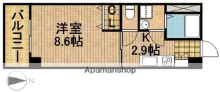 ティアラ西伊場【2階】の間取り
