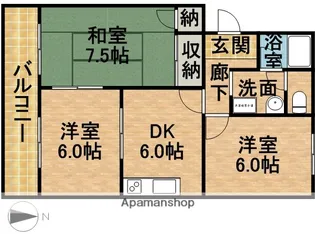 オズハウス5【533号室】の間取り