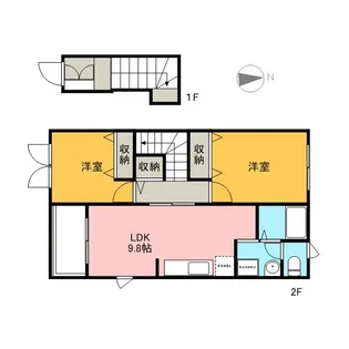 プレッソ・トリデ【2階】の間取り