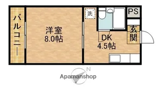 アプリコットハウスⅠ【2階】の間取り