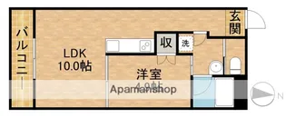 イーストコート【9階】の間取り