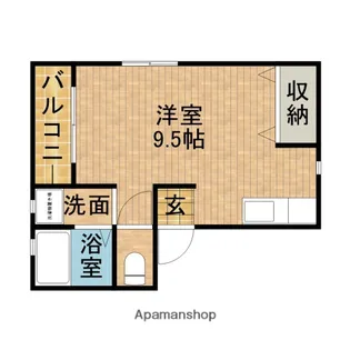 サンセーヌ【1階】の間取り