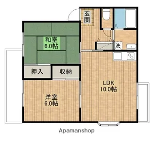 わだちハイツ【2階】の間取り