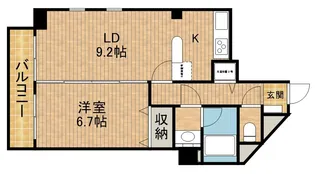 佐鳴湖パークタウンサウス【7階】の間取り