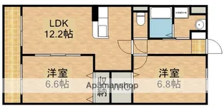 サンシャインユタカ【1階】の間取り