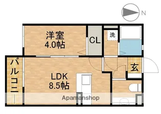 さつき荘【2階】の間取り