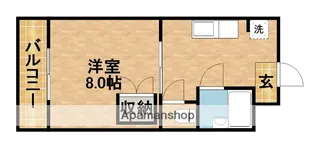 クレーバーマンションⅡ【1階】の間取り