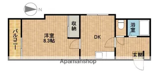 ツルビル【3階】の間取り